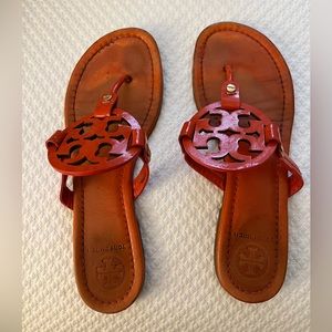 Tory Burch Orange Sandals: Size 9